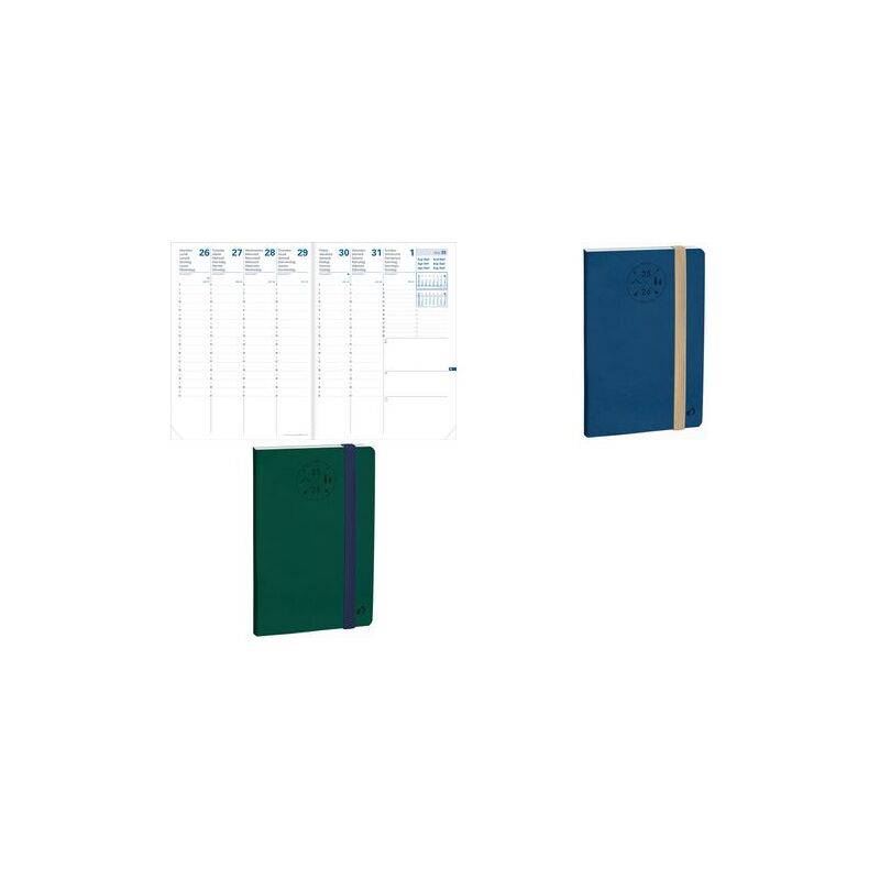 Buchkalender Pre 16 21x27cm 16 Monaten Everest waldgrün 2026