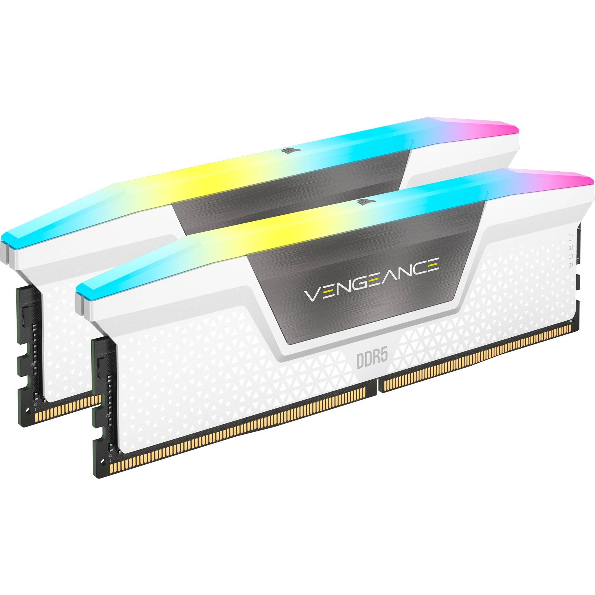 Corsair Vengeance RGB - 32 GB - 2 x 16 GB - DDR5 - 6000 MHz - 288-pin DIMM - Weiß