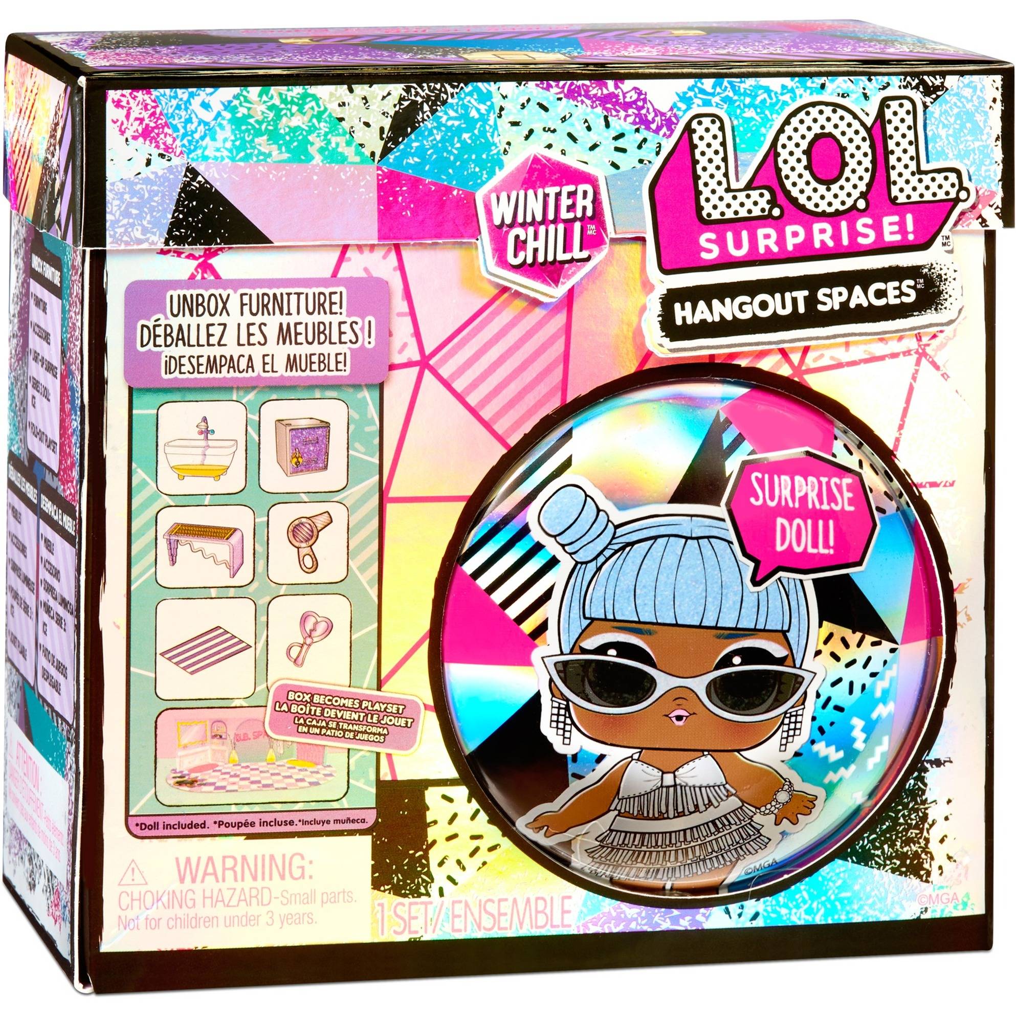 MGA Entertainment Überraschung Winter Chill Hangout Spaces Sty