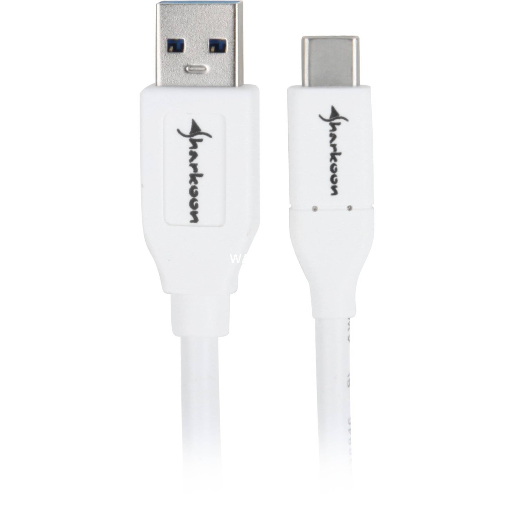 Sharkoon USB 3.1 A-C wh - Digital/Daten - Kabel - Digital/Daten