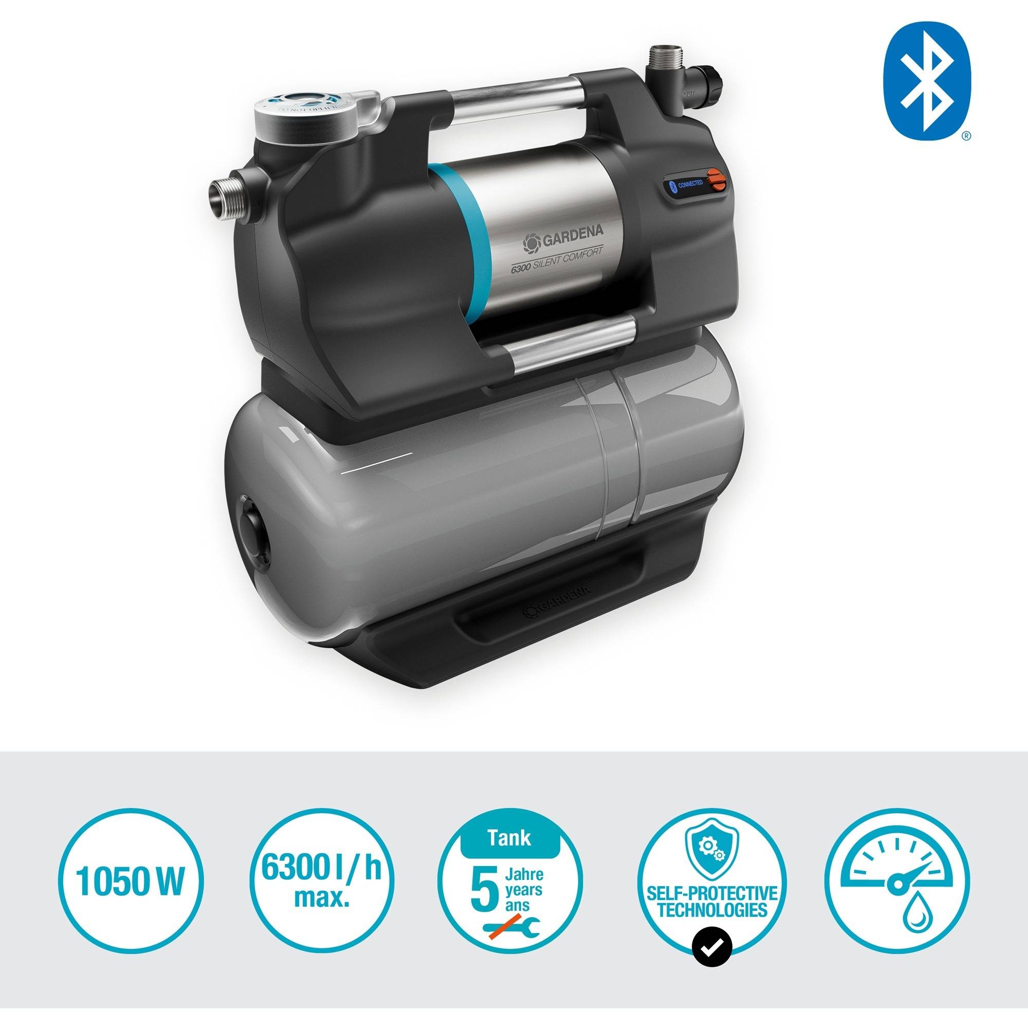 GARDENA 09068-20 Hauswasserwerk 6300 SilentComfort