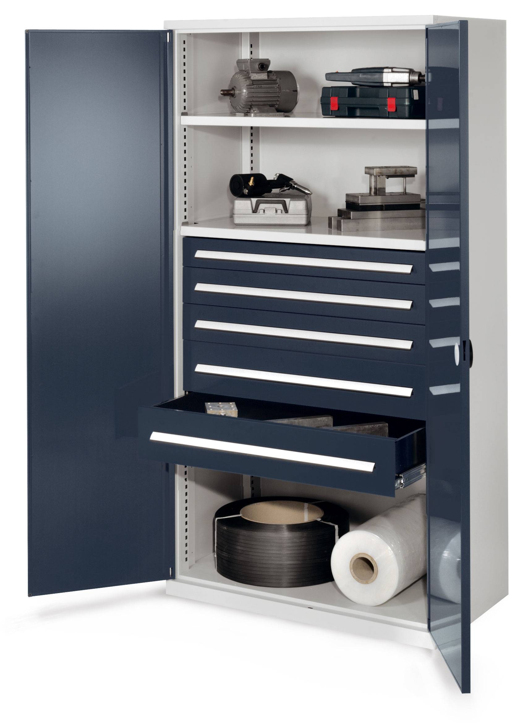 KAPPES Schwerlastschrank ohne Mitteltrennwand, HxBxT 1.950 x 600796-YY