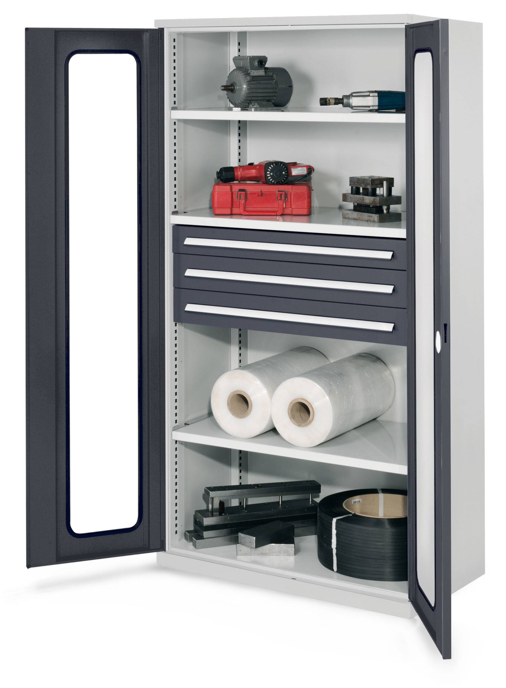 KAPPES Schwerlastschrank ohne Mitteltrennwand, HxBxT 1.950 x 600800-YY