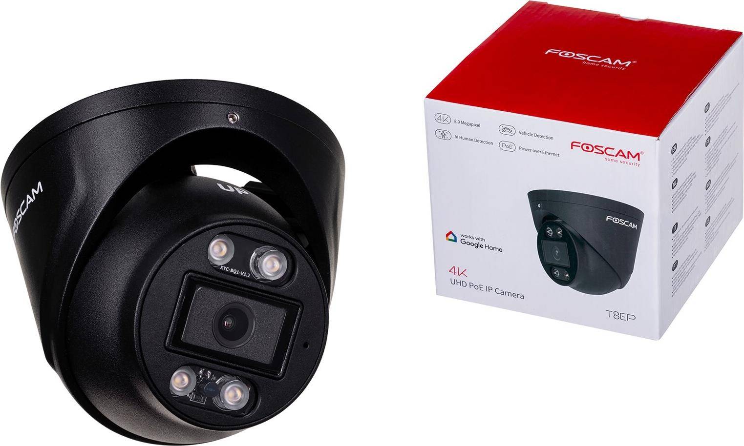 T8EP POE IP Camera Black - Netzwerkkamera