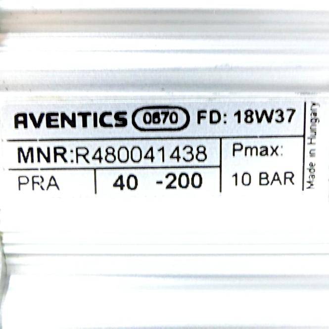 AVENTICS Profilzylinder PRA-DA-040-0200-0-2-2-3-1-1-BA (R480041438)