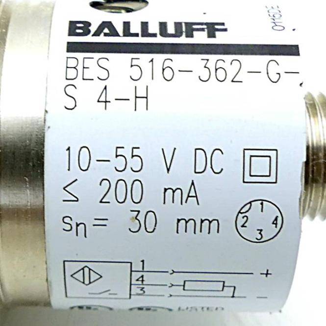 BALLUFF Induktiver Sensor BES 516- 362-G-S 4-H BES 516-362-G-S 4-H (BES 516-362-G-S 4-H)