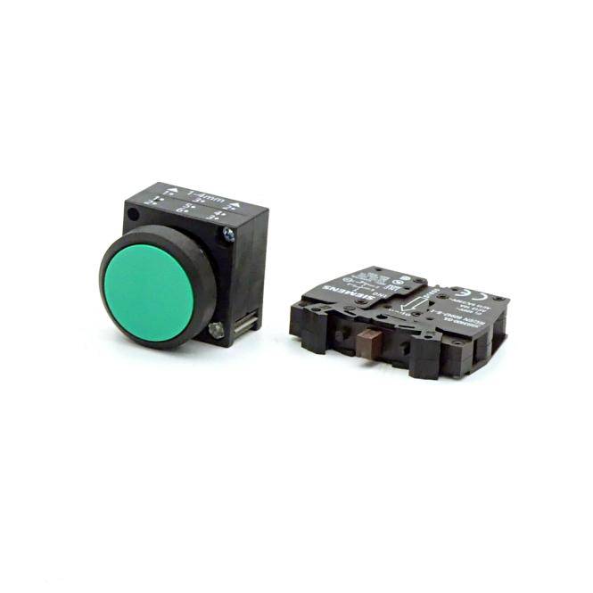 Siemens 2 Stück Drucktaster grün 3SB3201-0AA41 (3SB3201-0AA41)