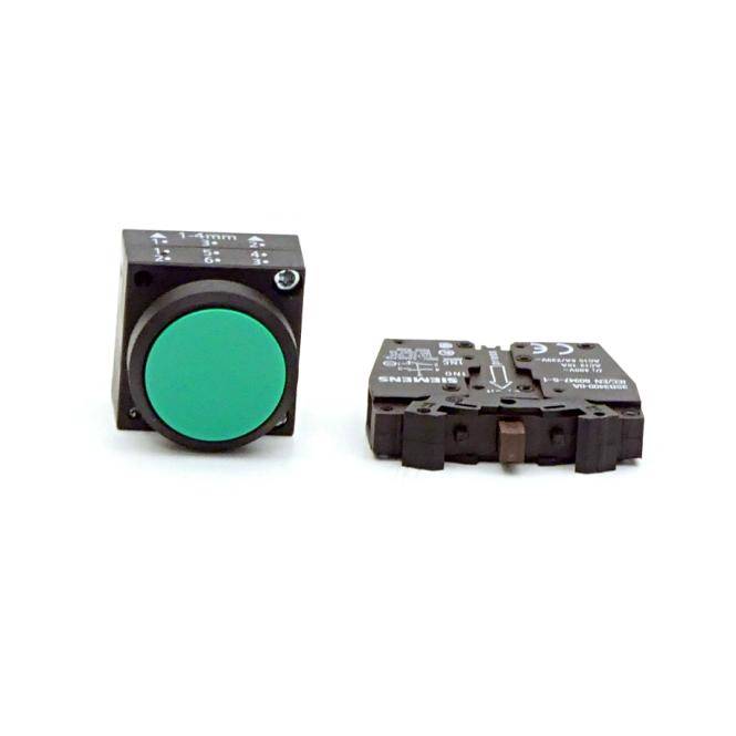 Siemens 2 Stück Drucktaster grün 3SB3201-0AA41 (3SB3201-0AA41)