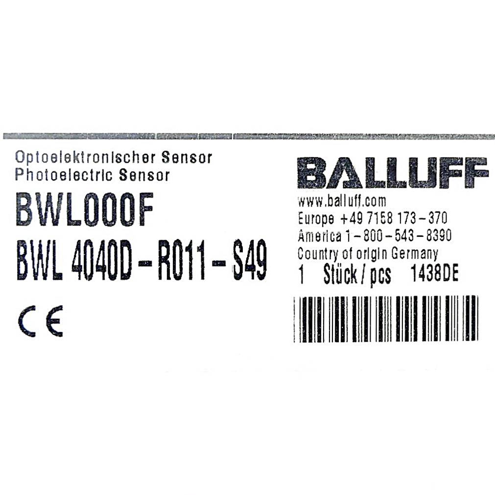 BALLUFF Winkellichtschranke BWL000F (BWL 4040D-R011-S49)