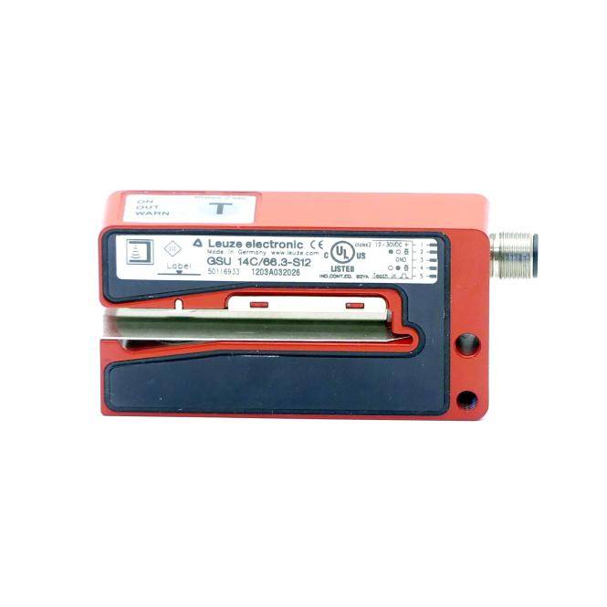 Leuze electronic GSU 14C/66.3-S12, Ultraschall Gabelsensor, P/n: 50116933
