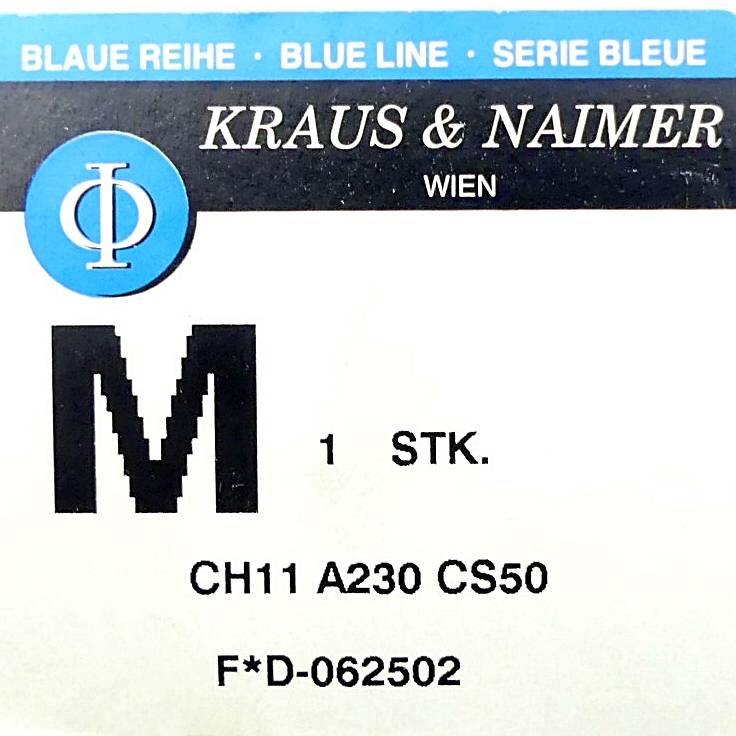 KRAUS &amp; NAIMER Steuerschalter CH11 A230 CS50 (F*D-062502)