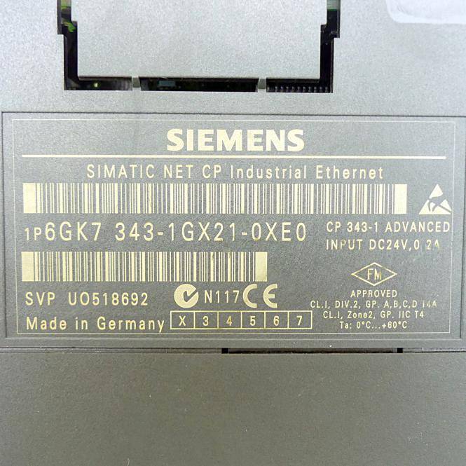 Siemens Kommunikationsprozessor CP 343-1 6GK7 343-1GX21-0XE0 (6GK7 343-1GX21-0XE0)