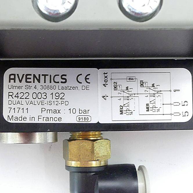 AVENTICS Doppelventil IS12-PD R422 002 521 (R422 003 192)