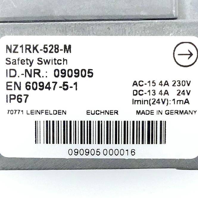 Euchner Sicherheitsschalter NZ1RK-528-M (090905)