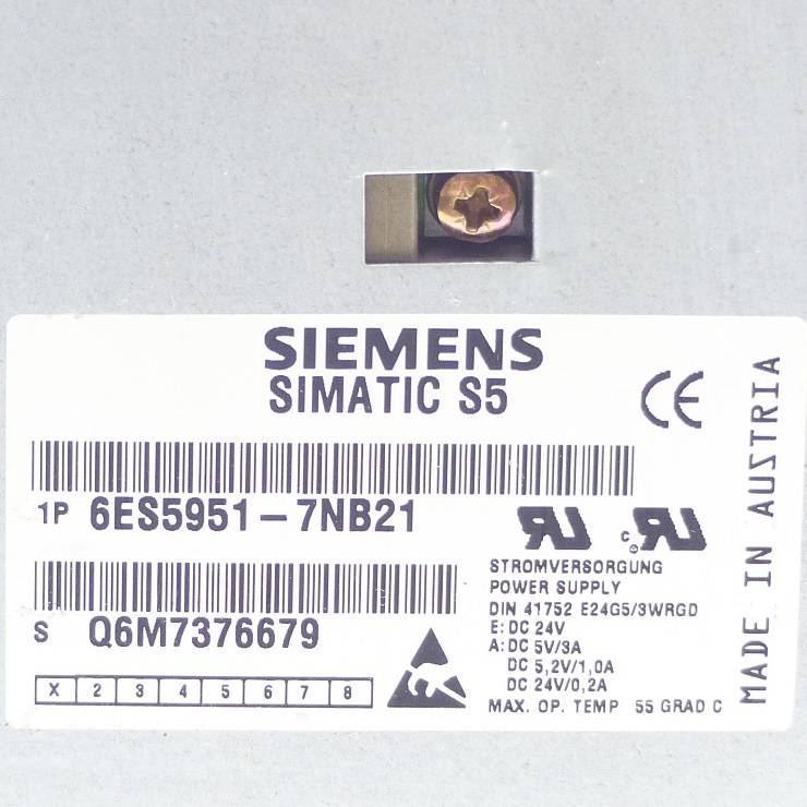 Siemens Simatic S5 Stromversorgung 6ES5 951-7NB21 ( 6ES5951-7NB21 )