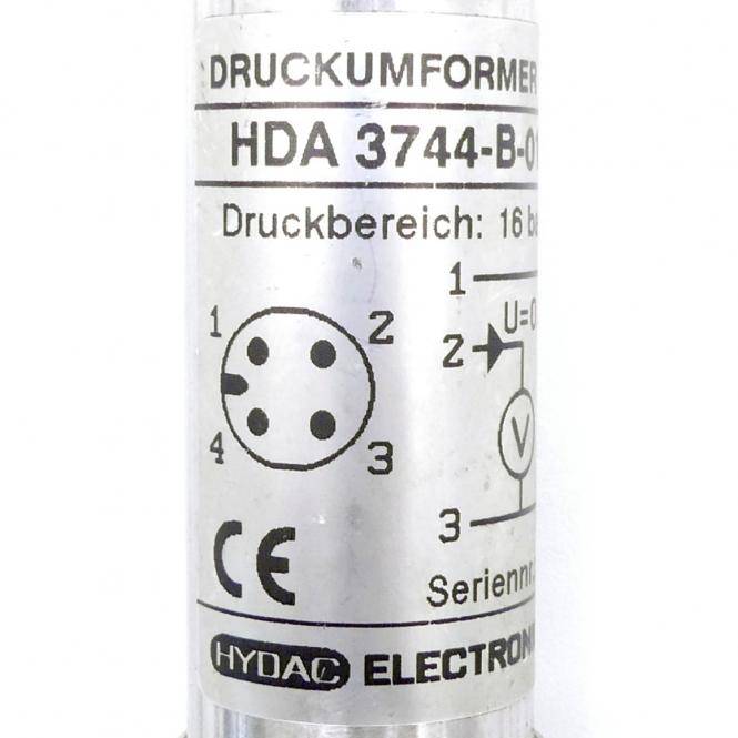 HYDAC Druckmessumformer 905259 (HDA 3744-B-016-000)
