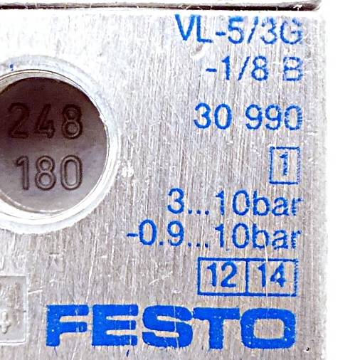 FESTO Pneumatikventil 30 990 (VL-5/3G-1/8 B)