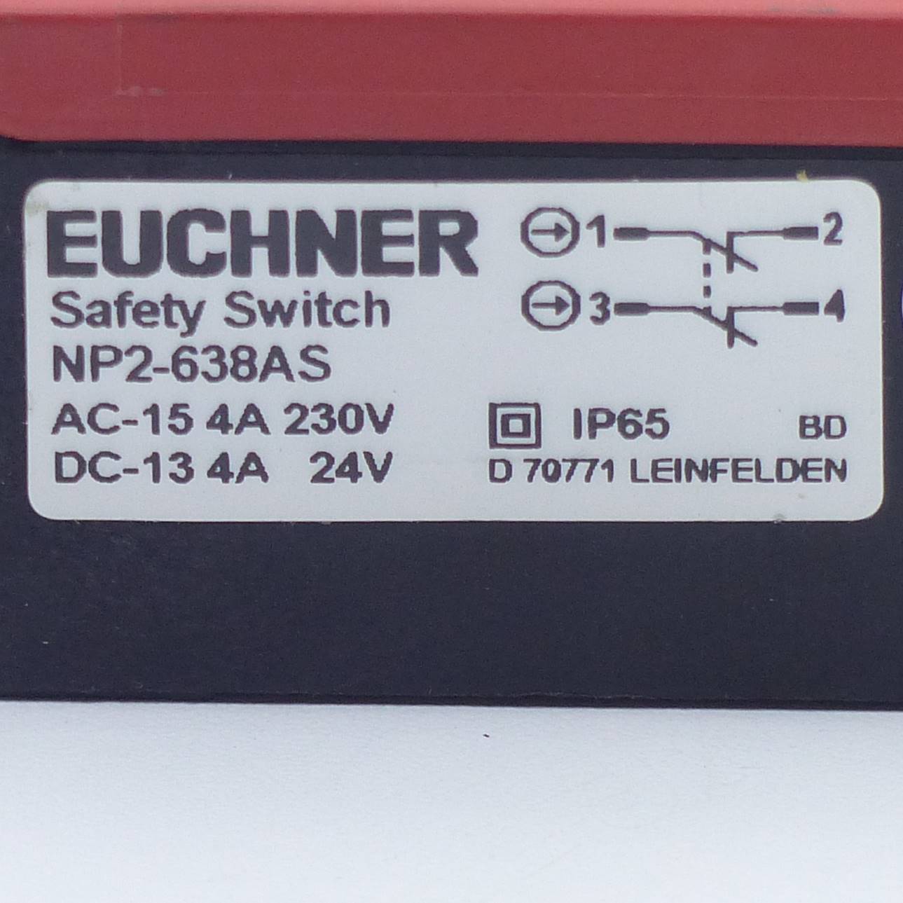 EUCHNER Sicherheitsschalter (NP2-638AS)