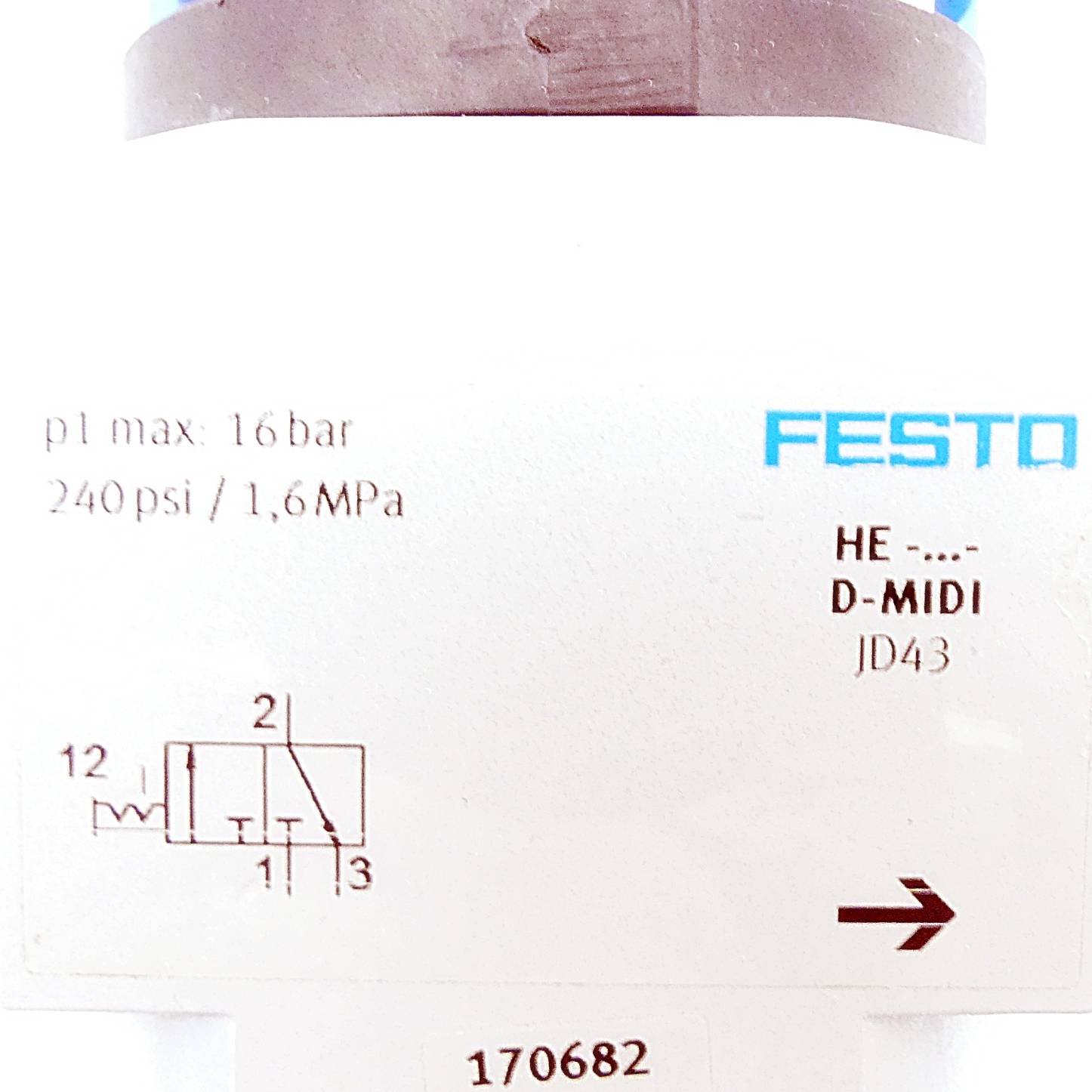 FESTO Einschaltventil HE-...-D-MIDI 170682 (HE-D-MIDI)