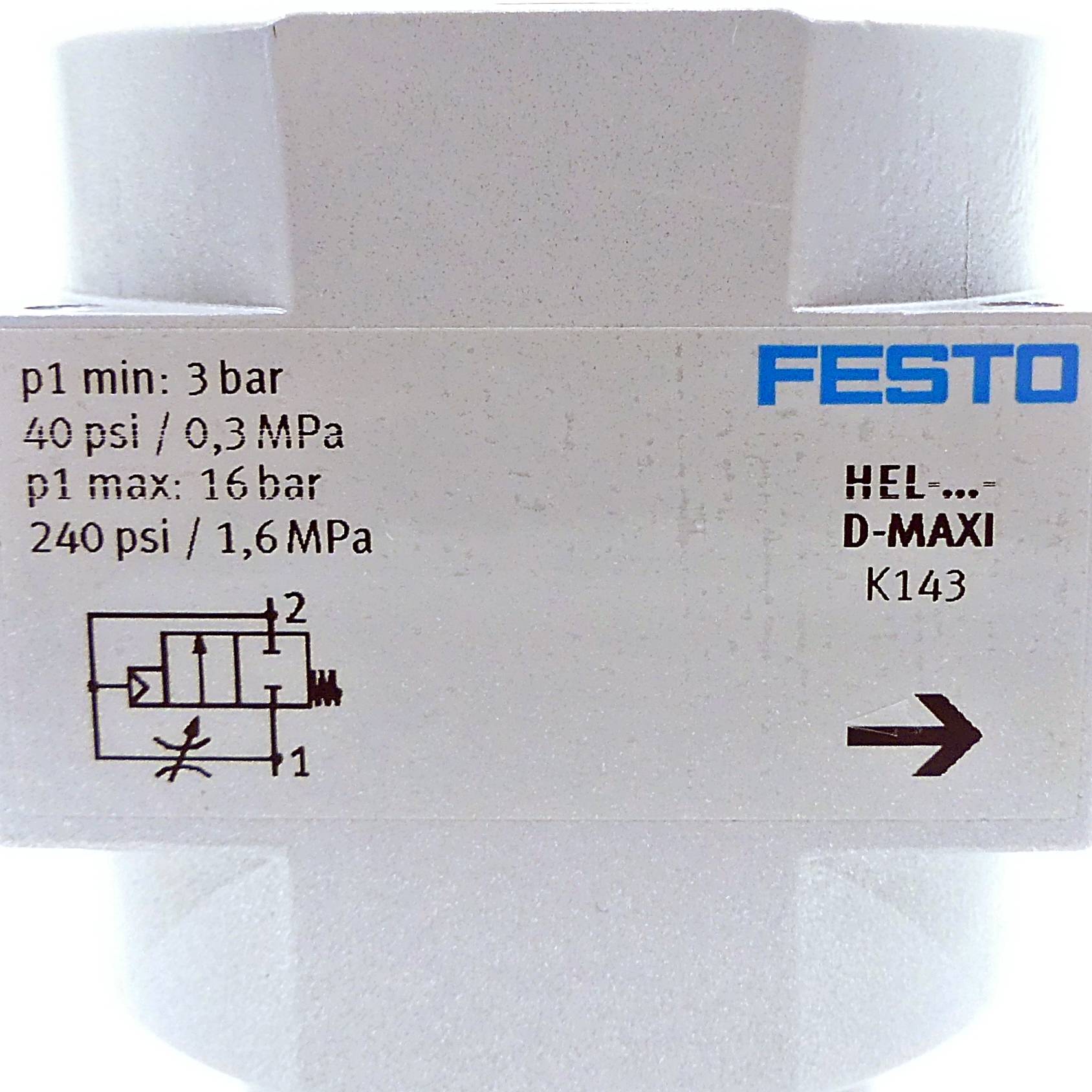 FESTO Einschaltventil 170692 (HEL-D-MAXI)