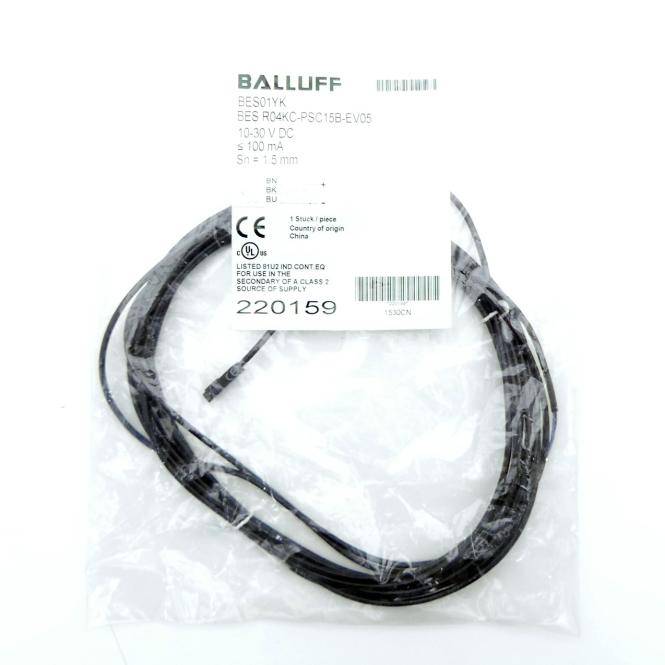 BALLUFF Induktiver Sensor BES01YK (BES R04KC-PSC15B-EV05)