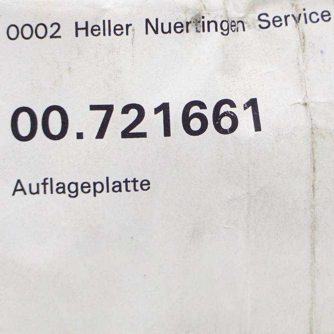 HELLER Auflageplatte (00.721661)