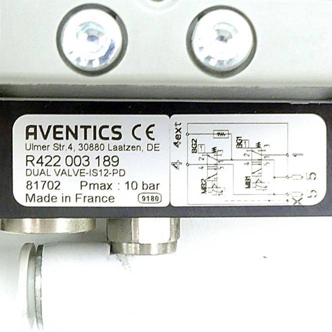 AVENTICS Doppelventil-IS12-PD (R422 003 189)