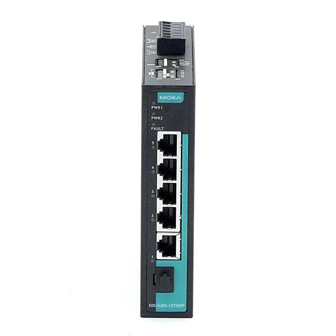 4-Ports-Ethernet-Switch (unmanaged) 10/100/1000BaseT (X) -Anschlüssen & 1 kombinierten 10/100/