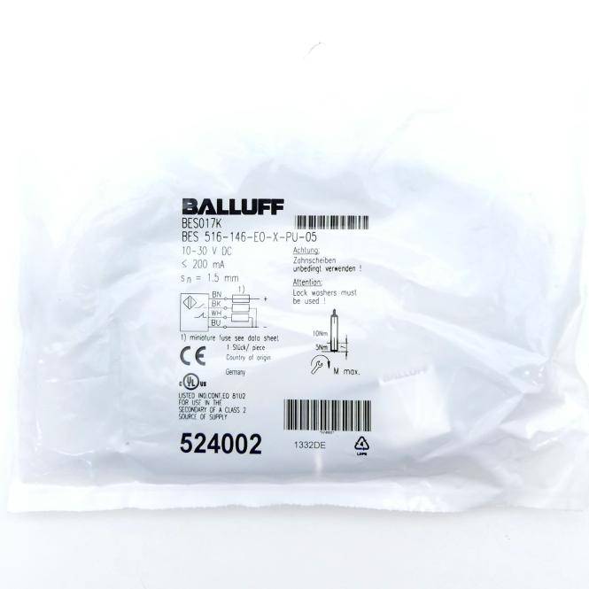 BALLUFF Induktiver Sensor BES017K (BES 516-146-EO-X-PU-05)