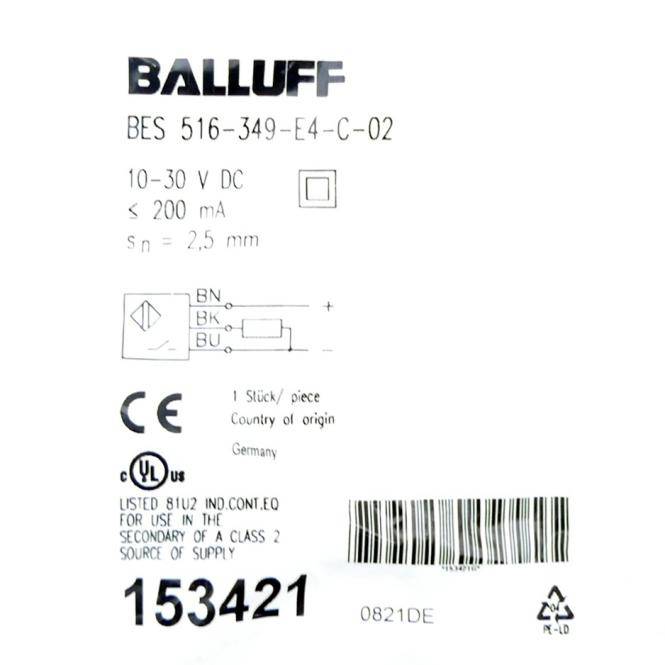 BALLUFF BALLUFF Induktiver Sensor BES00TZ BALLUFF Induktiver Sensor BES00TZ