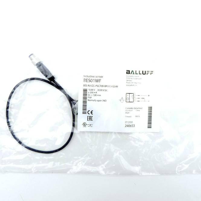 BALLUFF Induktiver Sensor BES01WF (BES R01ZC-PSC70B-BP00.3-GS49)