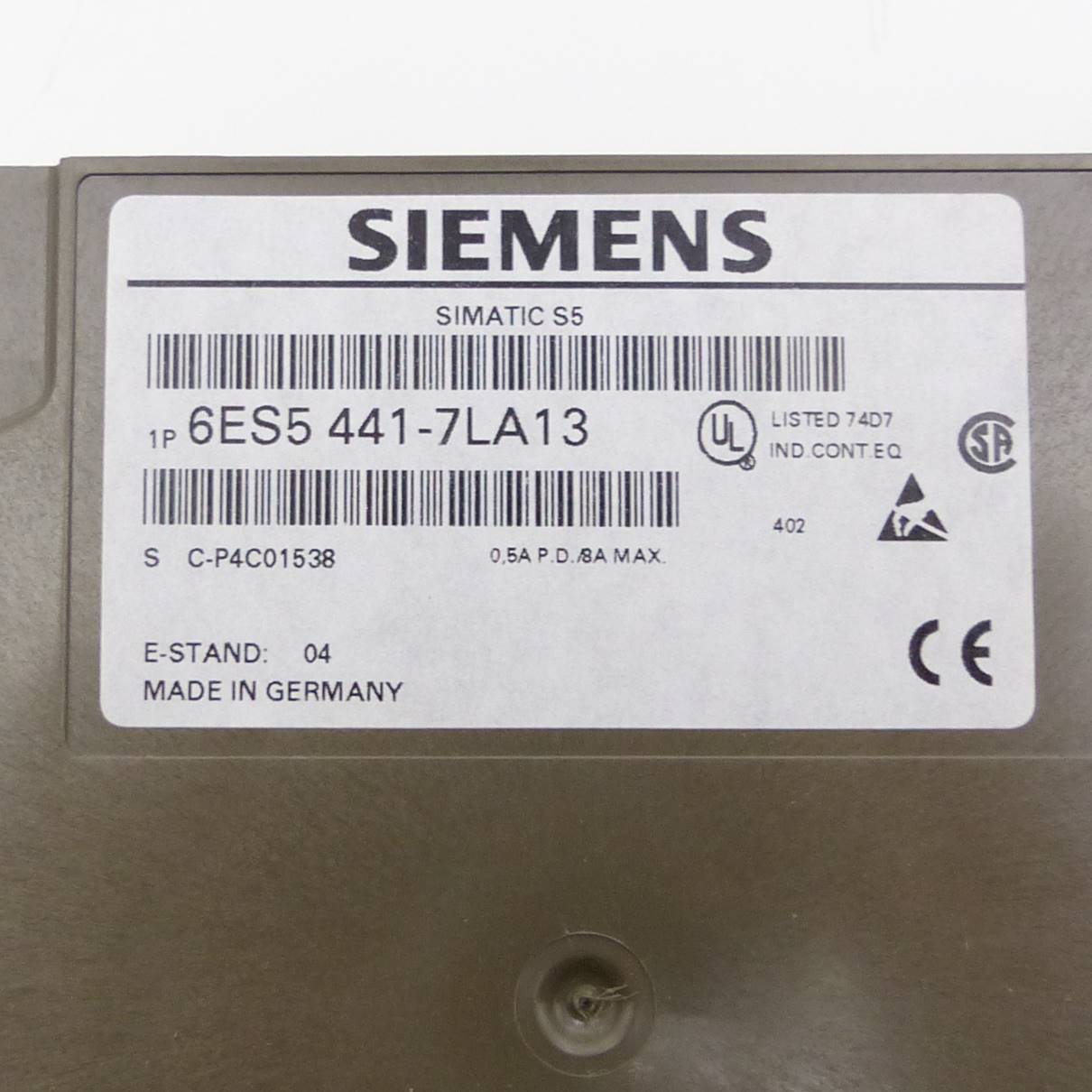 Siemens Digitalausgabe 24VDC 0,5A 6ES5441-7LA13 ( 6ES5 441-7LA13 )