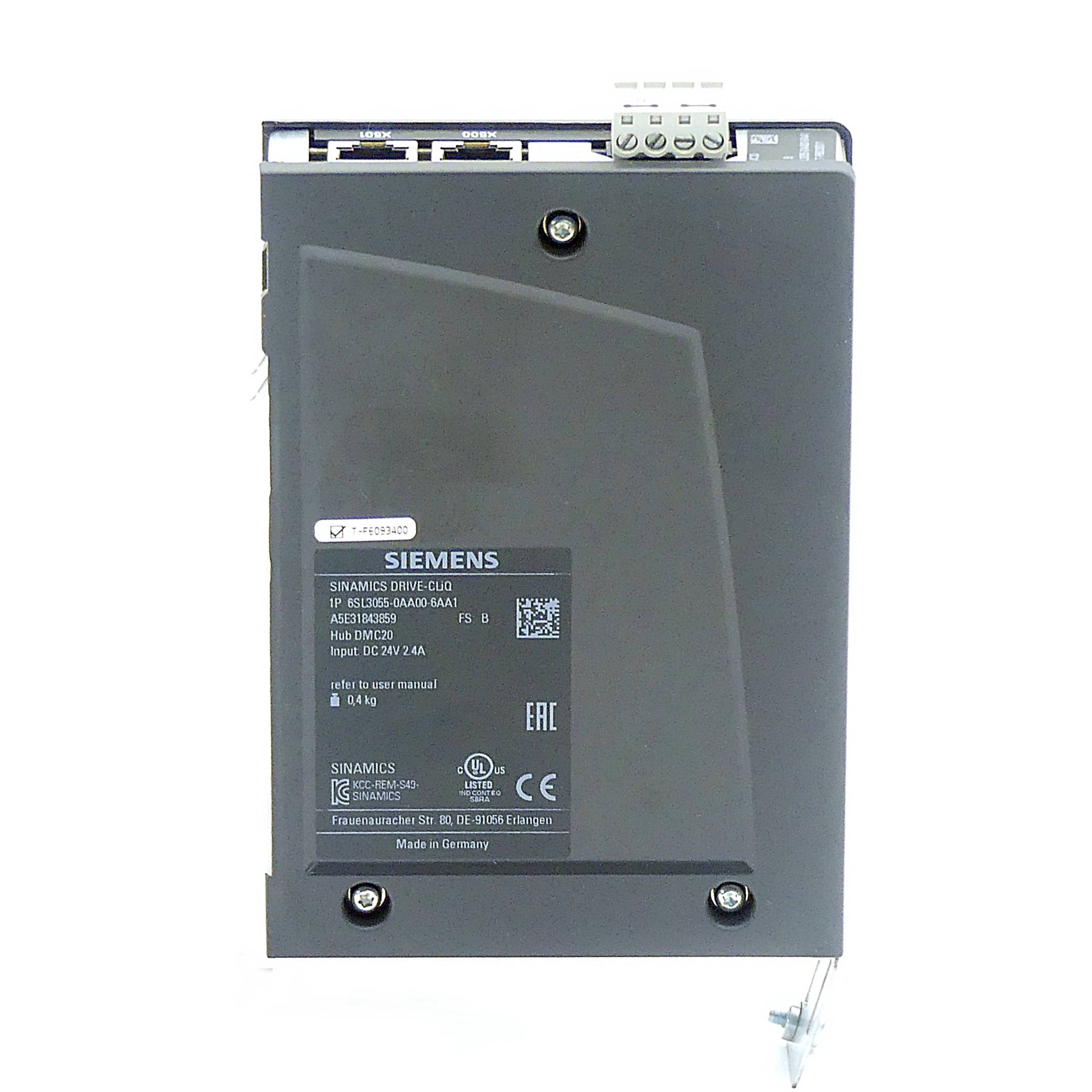 Siemens SINAMICS Drive-CLiQ Hub Modul 6SL3055-0AA00-6AA1 (6SL3055-0AA00-6AA1)