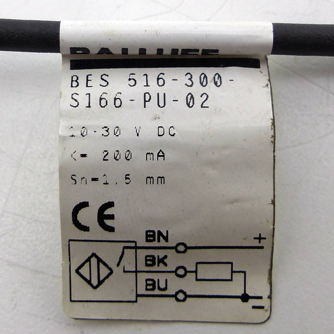 BALLUFF Sensor Induktiv (BES 516-300-S166-PU-02)