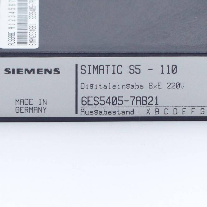 Siemens Digitaleingabe Simatic S5 - 110 (6ES5405-7AB21)