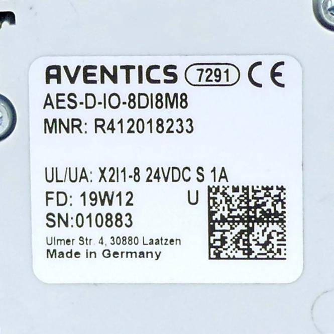 AVENTICS Buskoppler AES-D-IO-8DI8M8 (R412018233)