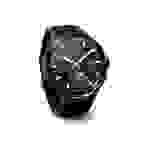 Xiaomi Watch 2 Pro - 46 mm - schwarzes Edelstahl - intelligente Uhr mit Riemen - fluororubber - schwarz