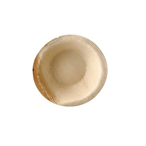 25 Schalen, Palmblatt "pure" rund 100 ml Ø 10 cm · 3 cm. Material: Palmblatt. Farbe: natur