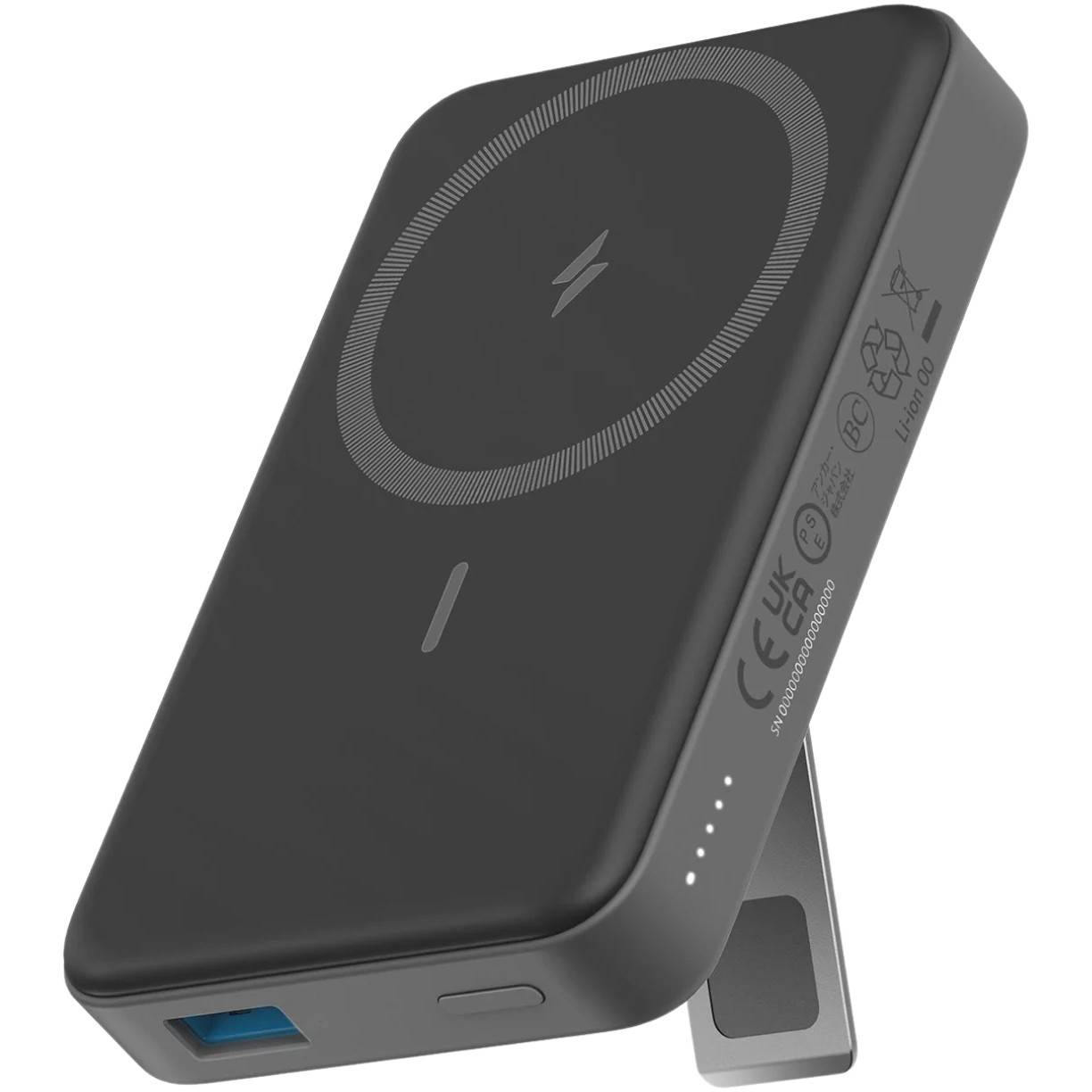 Anker Innovations Anker 633, 10000 mAh, Kabelloses Aufladen, 27 W, Schwarz