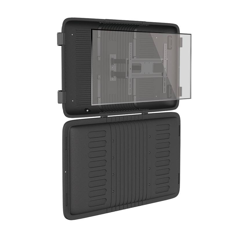 LogiLink Gehäuse für Flachbildschirm weatherproof verriegelbar Stahl ABS-Kunststoff ASA-Kunststoff Schwarz