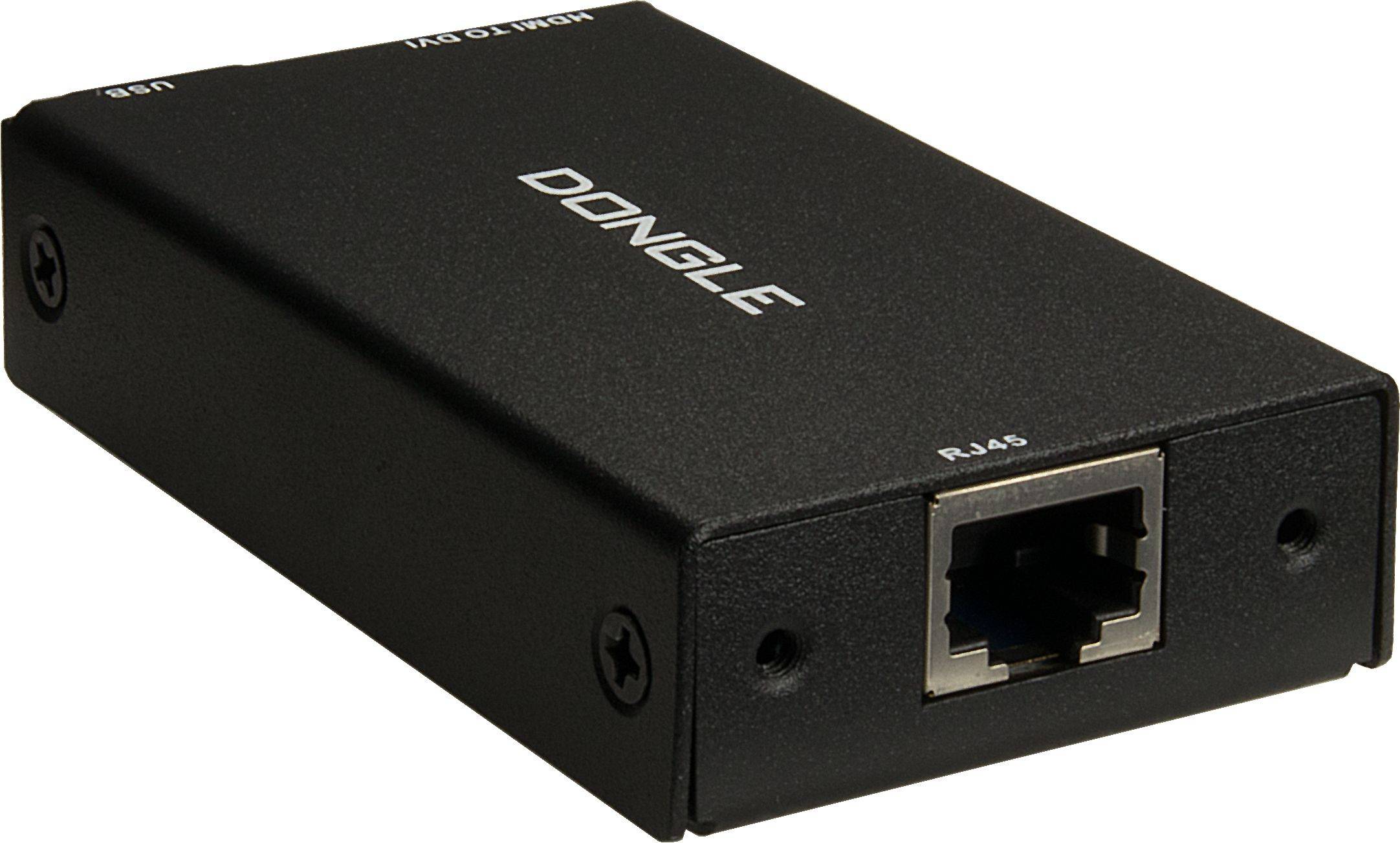 Inter-Tech KVM Dongle Kt-150D RJ45 zu Dvi