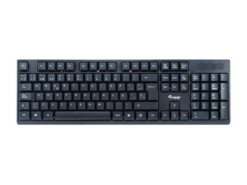 Equip Tastatur-und-Maus-Set - kabellos - 2.4