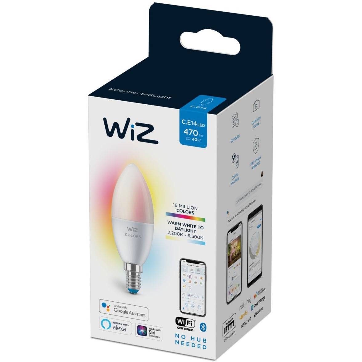 Telekom Smart Home WLAN LED-Lampe E14 farbig