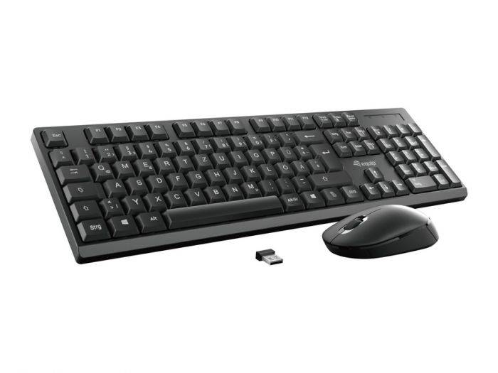Equip Tastatur-und-Maus-Set - kabellos - 2.4