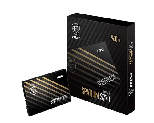 MSI Spatium S270 SATA 2.5 960GB SSDs Interne