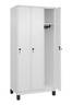 C+P Spind Classic PLUS 3Abteile 1950x900x500mm ws/ws