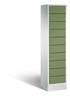 C+P Schließfachschrank Evolo, H1850xB420xT500mm, 7035/6011