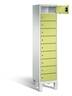 C+P Schließfachschrank Evolo, H1850xB420xT500mm, 7035/0024