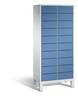C+P Schließfachschrank Evolo, H1700xB810xT500mm, 7035/5023
