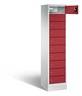 C+P Schließfachschrank Evolo, H1850xB420xT500mm, 7035/3003